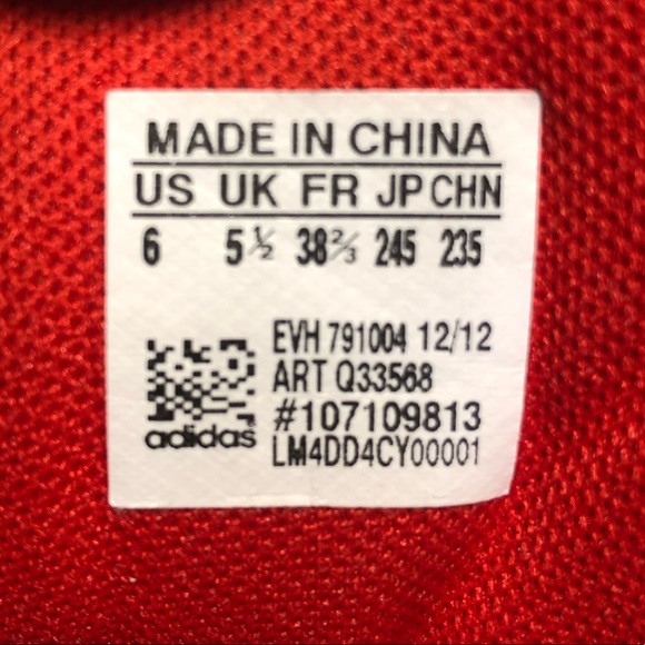 ADIDAS HI TOP, Woman Sz 6 - Picture 4 of 4